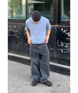 スウーウォッシュ加工ワイドデニムパンツ