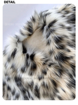[SALE] Safari Golden Leopard Fur Jacket