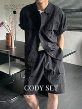 [SET]エア フラップ ナイロン カーゴ セットアップ(3color)
