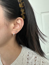 [925silver] Tiny crystal earring