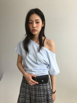 ハーバー ボートネック シャツ(3color)