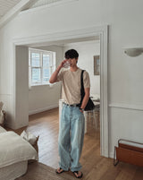 Ice Curved Wide Denim