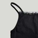 LACE JERSEY TOP