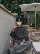 Porta Double Collar Knit 3C