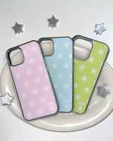 [made] soda jelly star sky phone case (epoxy silver bumper)