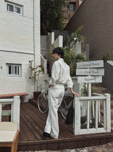 Take Belted Cotton Pants
