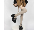 Golji high knee socks (6color)