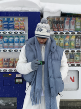 Hour Open Semi-Over Wellon Padded Vest