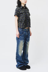 (W) Two Checked Shirt (2color)
