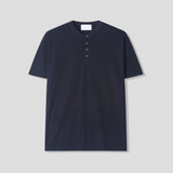 Deli ヘンリーネック半袖Tシャツ
