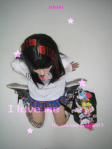 i ♥ Korea 長袖Tシャツ [red]