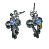 Moonstone ribbon earring