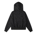 Elvia Floral Corset Hoodie Zip-up