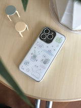 [MADE] Doodle note silver epoxy case 