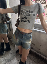 [S/S] レギュラープリンティングハーフTシャツ(3color)
