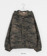 [unisex] Salle Cotton Hood Zip-Up Jacket