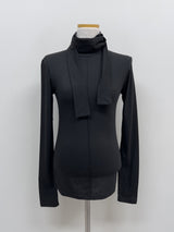 [Brushed Lining] タイピンタックタートルネックTシャツ