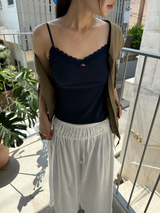 pure frill ribbon pants