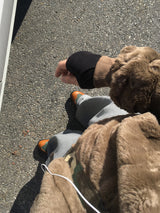No.1507 camo&fur reversible bomber JK