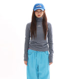 WS ソフトグロウ タートルTシャツ_ブルー