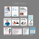 oab healthy pack / scrap sticker set