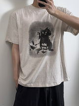 フィアーキャットハーフTシャツ