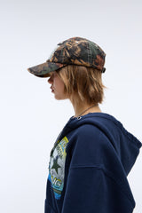 EEERRR Real tree camo pattern ball cap (Brown)