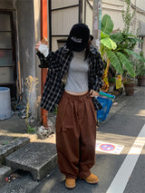 SLOW TWO-WAY CHECK SHIRT (2C)