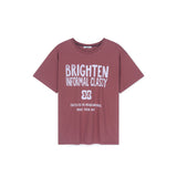 タイポTシャツ Plum