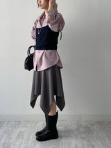 Garlic Punched Knit Bustier