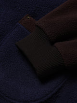 Raglan fleece zip-up 2color