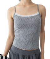 Flo Lace Cap-Sleeve Tank Top