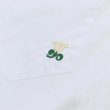 Stranger Classic Fit Flower Cotton Shirt (White)