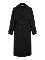Trentch Long Padded Jumper In Black