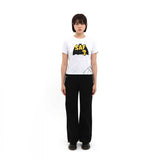 1/2 BAT LOGO TEE (GRAY)