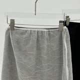 Crinkle Sheer Skirt - 2colors