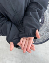 Rippen diagonal zipper windbreaker