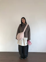 ヘアリーショーティーキルティドコート (2color)