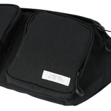 DOUBLE POCKET HIP SACK / BLACK