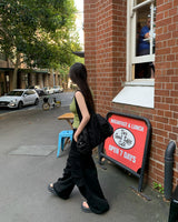 [ORIGINAL] Dori Cargo Pintuck Cotton Pants