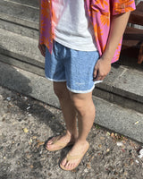 CRINKLE SHORTS SKY BLUE (SHORT FIT)