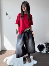 マキビビソフトタッチベーシックルーズTシャツ10カラー