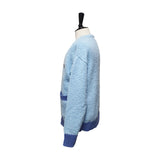 Light Blue Boucle Cardigan
