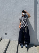 リオストライプ半袖カラティ 2C
