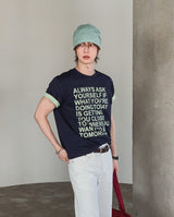 ウェルドーン レタリング カラー マッチング ショート スリーブ Tシャツ