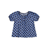 Cocktail Dot Blouse (Blue)