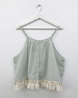 Clue Pearl Punched Bustier (2color)