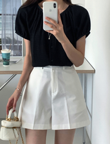 Weekly Wrinkle Shirring Blouse / 2 colors