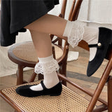 frill ancle socks (2color)