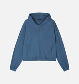 No.1380 R crop hood ZIP-UP (5color)